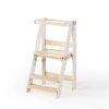192 foldable toddler tower white