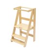 228 foldable toddler tower unfinished wood no varnish