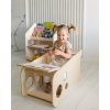 Montessori Learning Tower 3-in-1 - Unvarnished