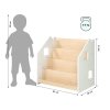 bookshelf white mdf cm