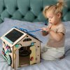 Busy Board Educational Wooden House – Mini