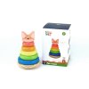 BusyKids Wooden “Little Fox” Stacking Pyramid