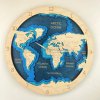 BusyKids World Map Wall Clock - Light