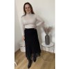Černá sukně s krajkou
