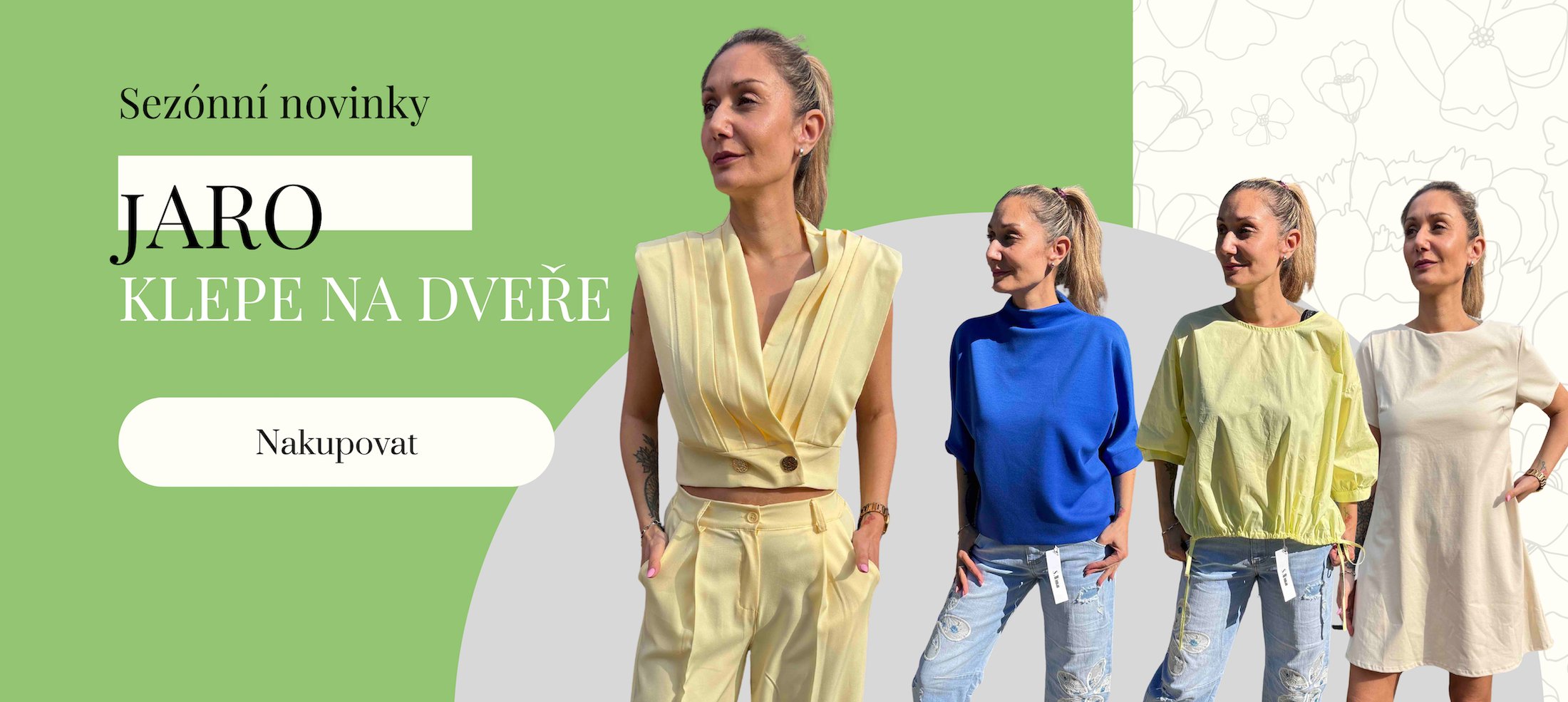 Jaro začíná, v ButikN nakupujte nové jarní kousky