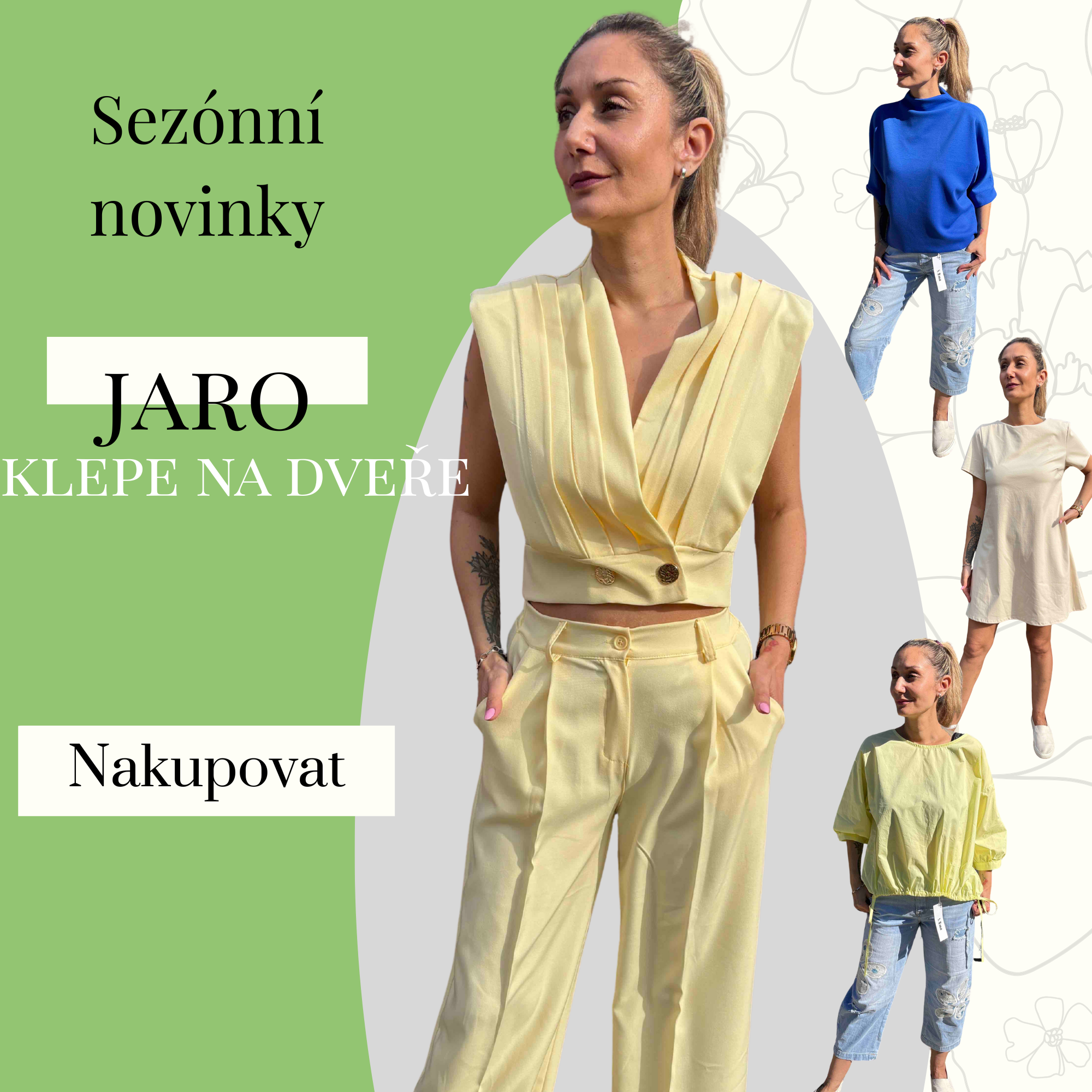 Jaro začíná, v ButikN nakupujte nové jarní kousky