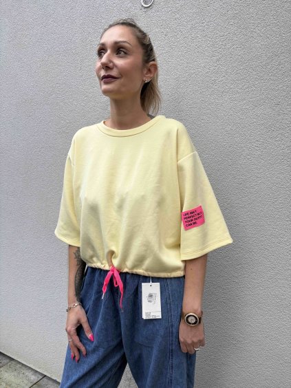 Mikina s 3/4 rukávem