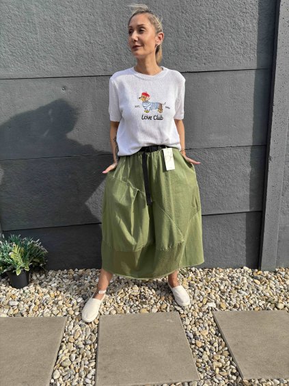 Balónová sukně s páskem