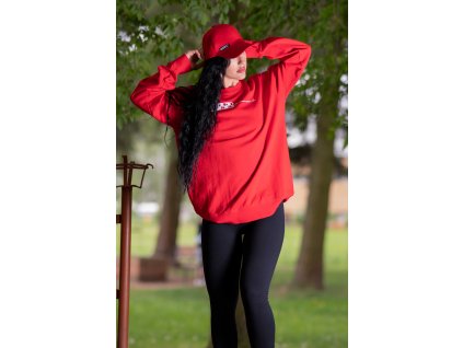 Mikina UNISEX ružová, červená