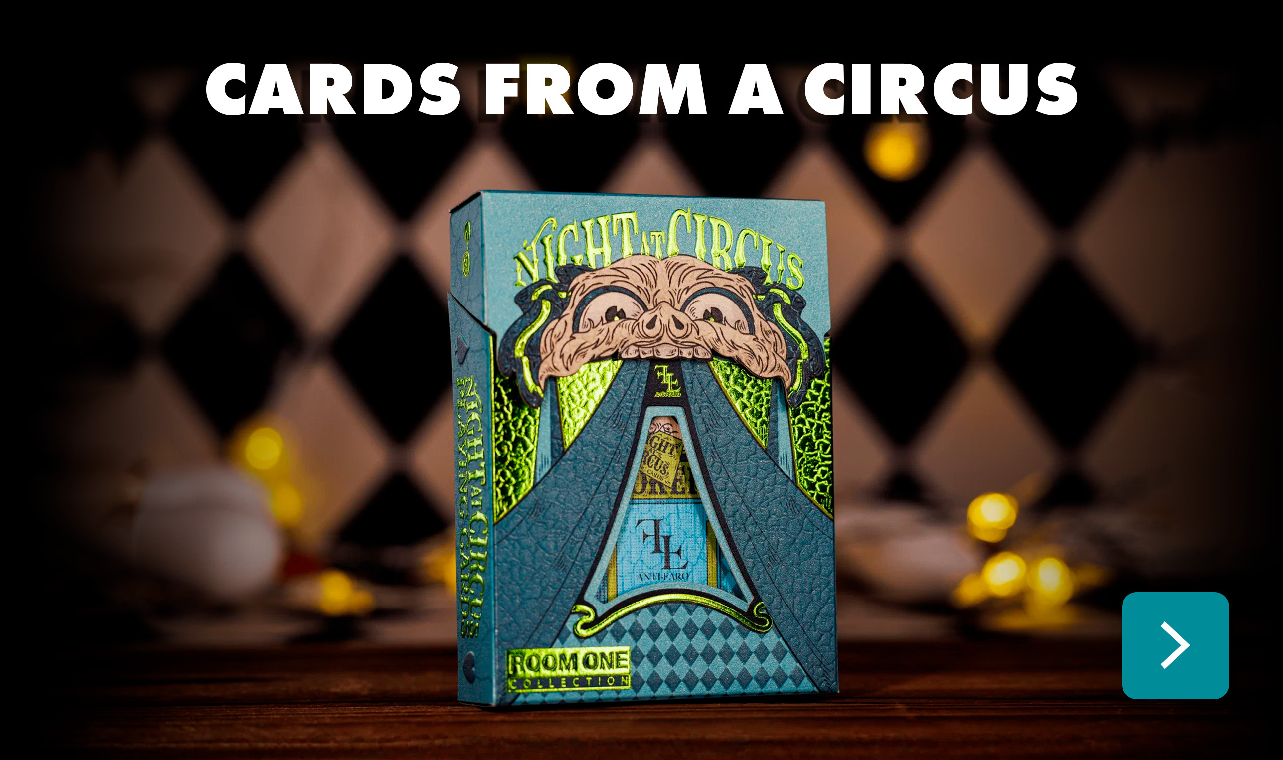 Night At Circus Playing Cards by Room One