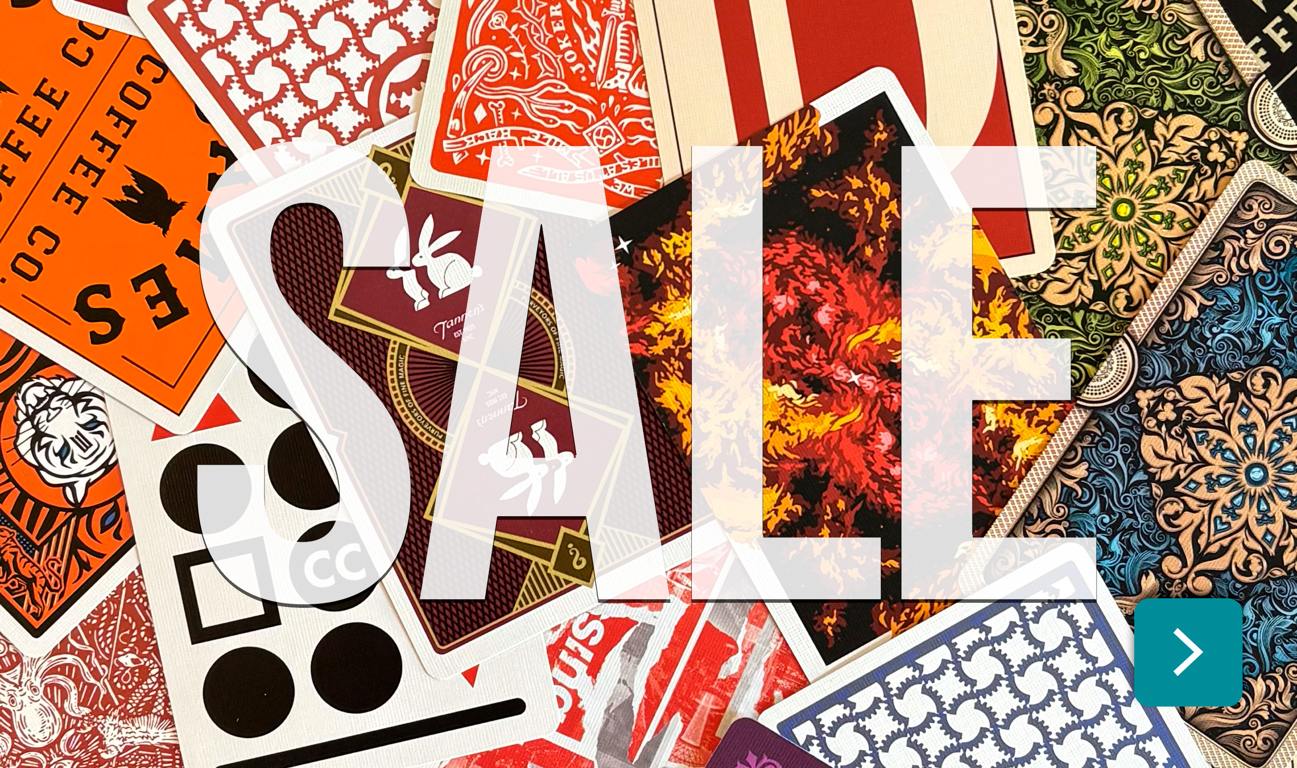 Playing Card Sale at Butterfly Magic Store