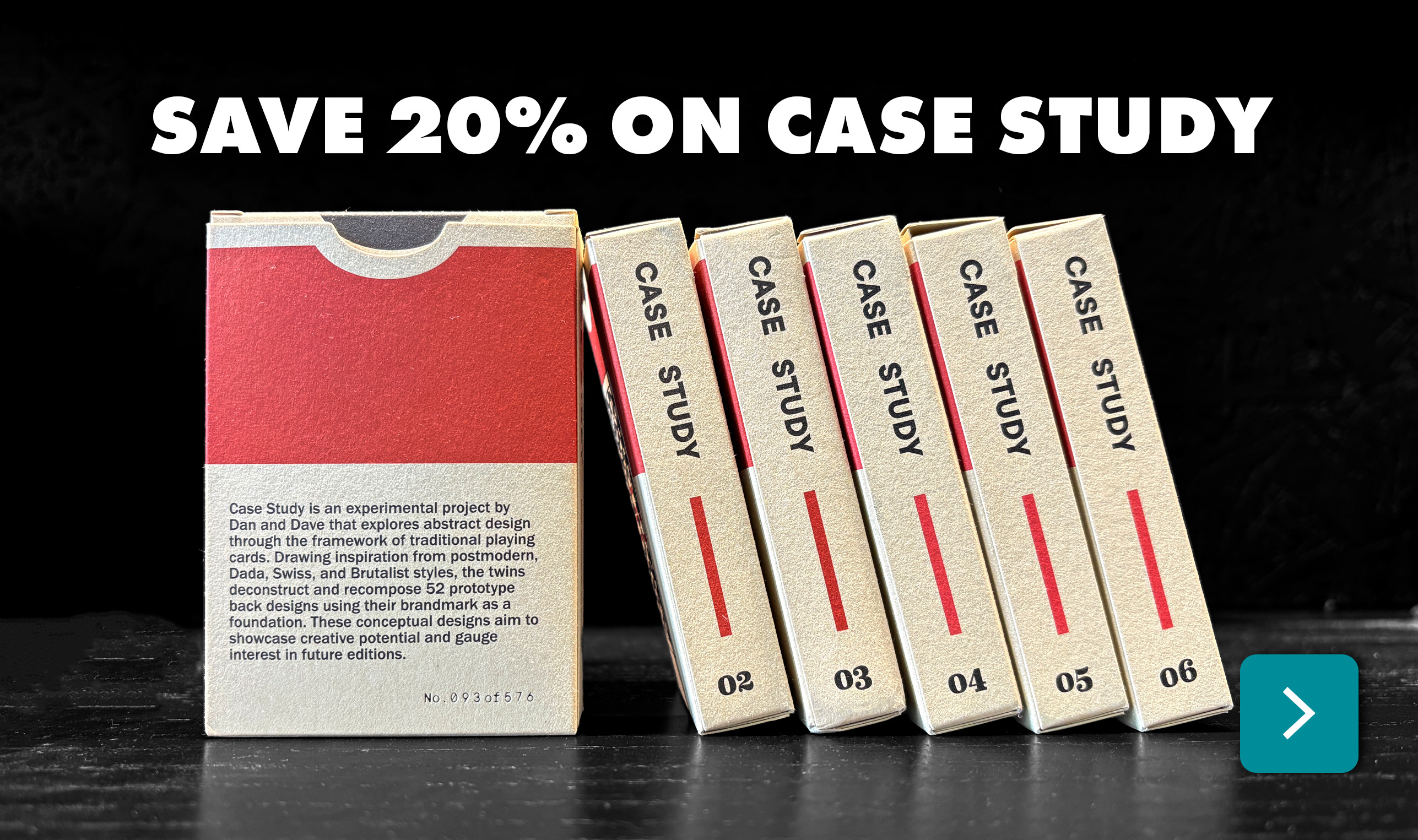 Case Study Playing Cards by Dan & Dave