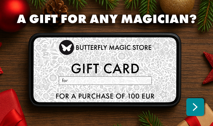 Are you looking for a gift for a magician? Butterfly Magic Store Gift Card might be the best choice.