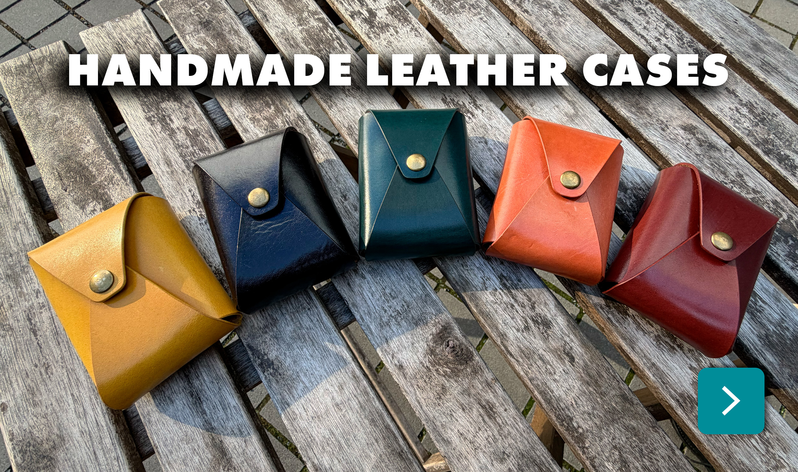 Leather Cases for Poker-sized Playing Cards
