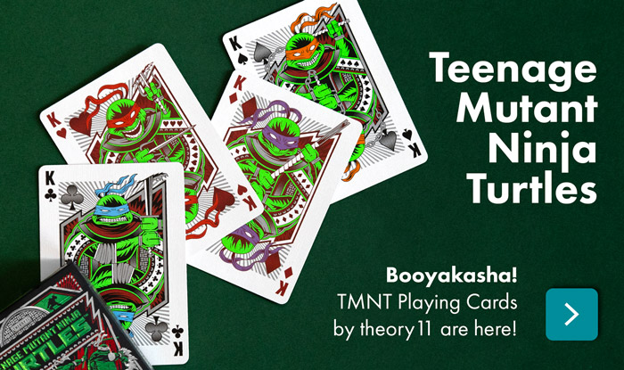 Booyakasha! Teenage Mutant Ninja Turtles Playing Cards by theory11 are here!