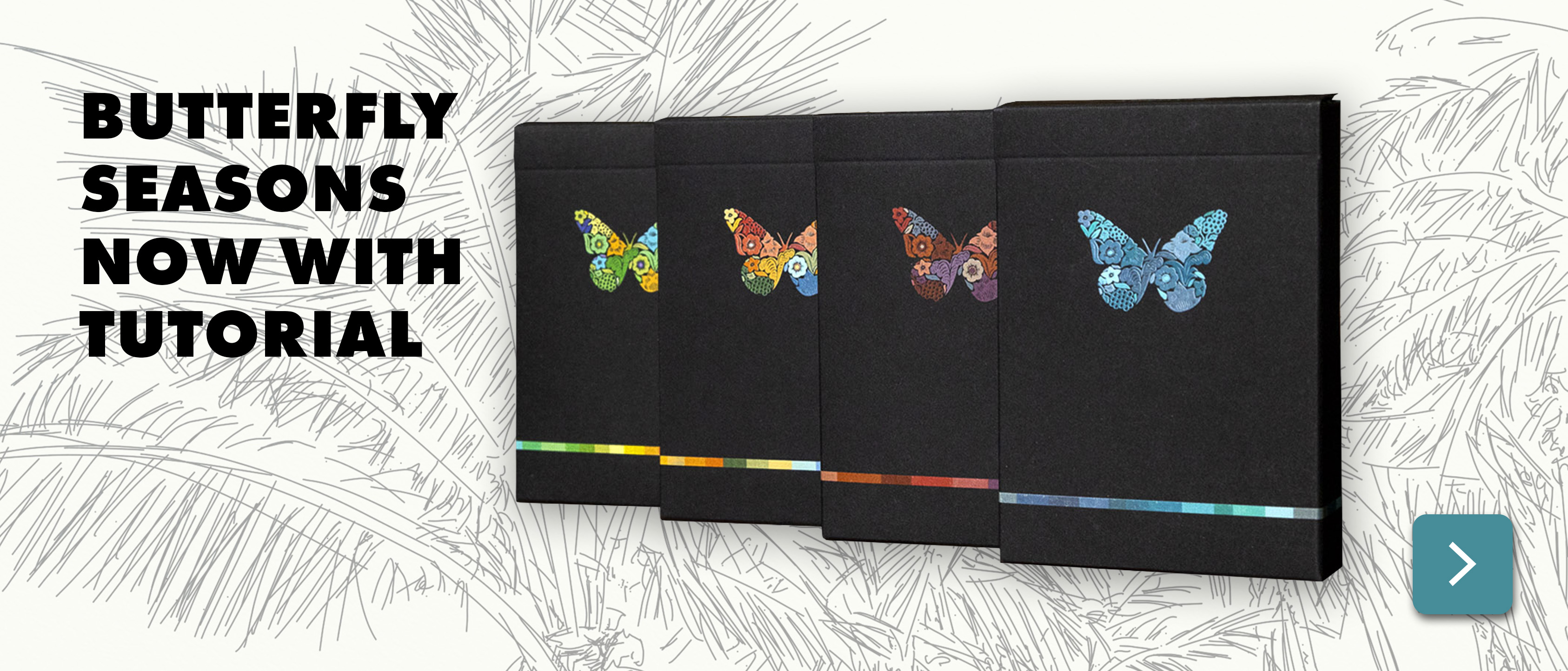 Butterfly Playing Cards Seasons Marked Edition