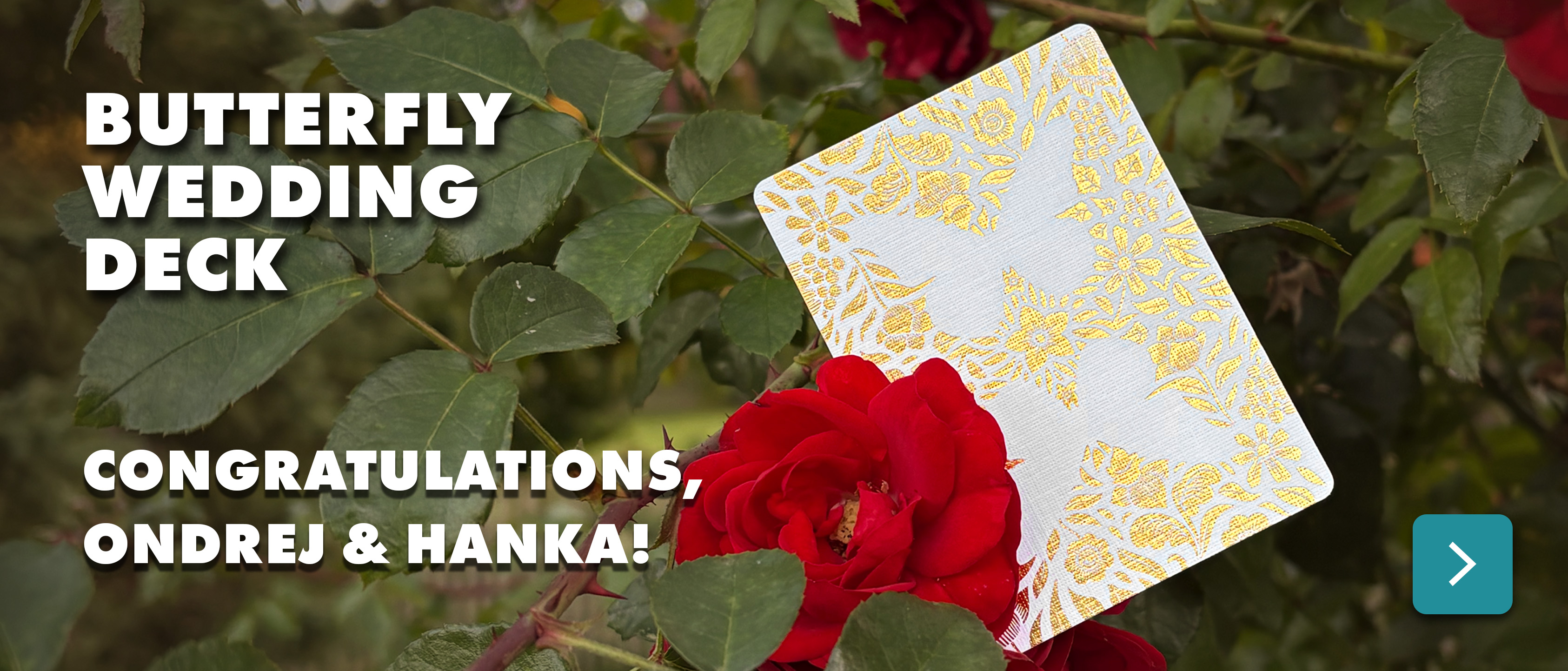 Butterfly Playing Cards Wedding Deck
