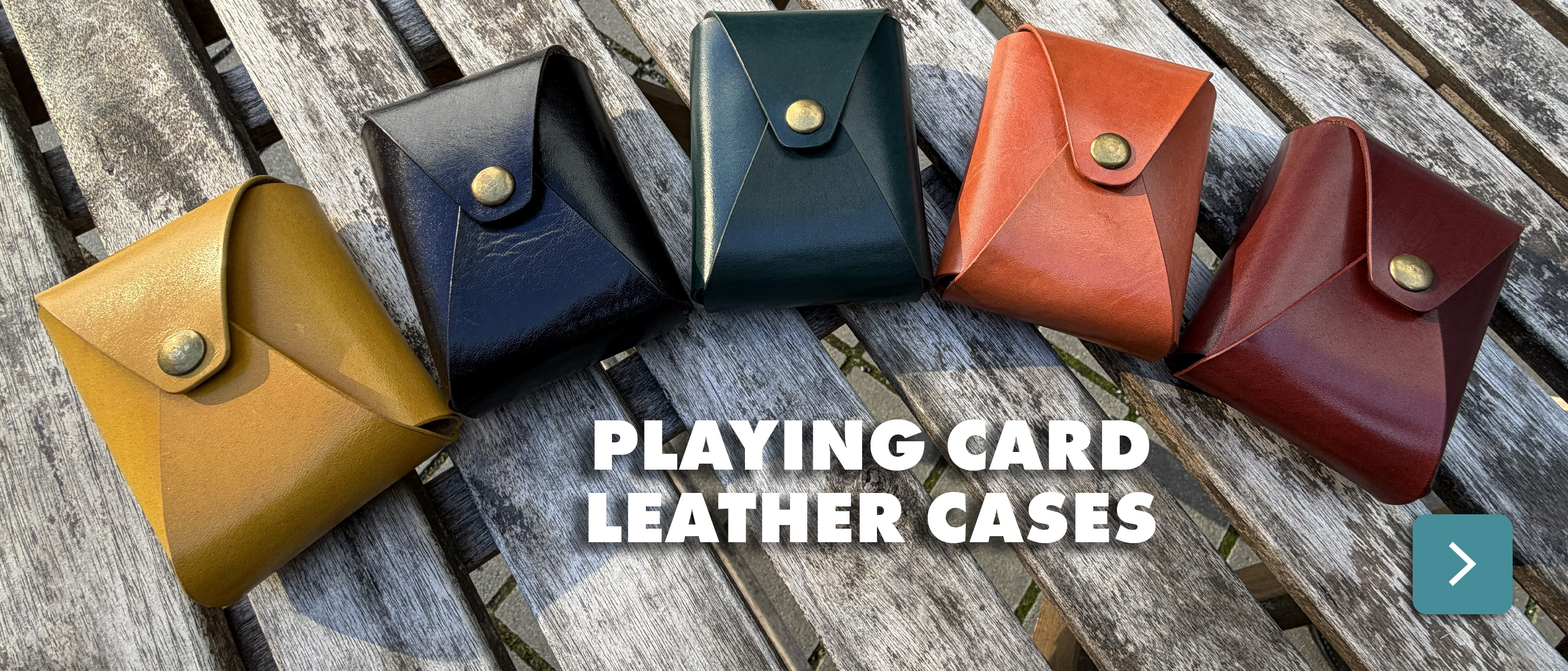 Leather Case for Playing Cards
