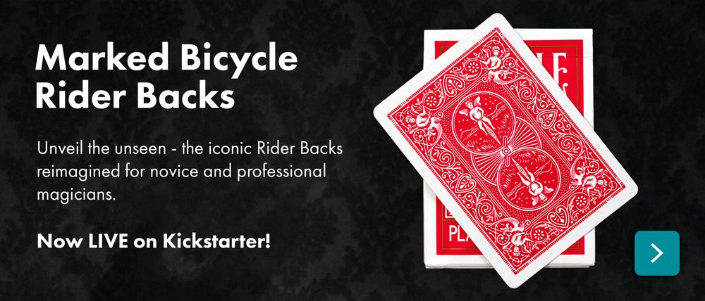 Marked Bicycle Rider Back Playing Cards on Kickstarter