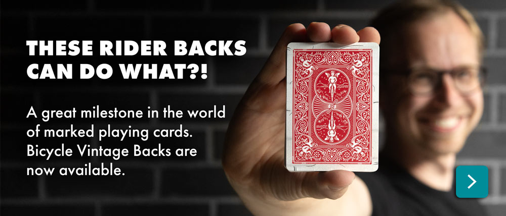 Bicycle Vintage Backs are a great milestone in the world of marked playing cards!