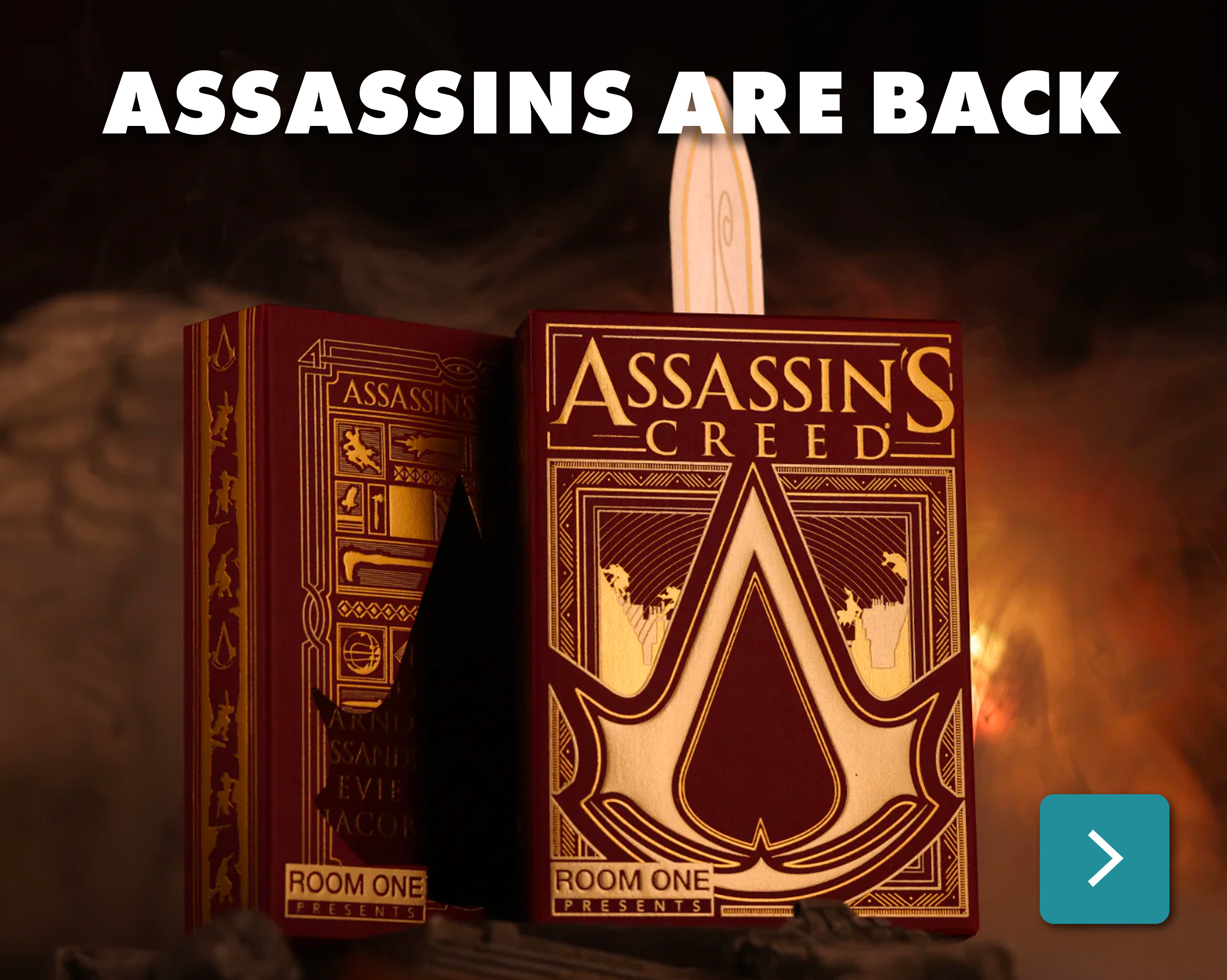 Assassin's Creed Legacy Version 2 Playing Cards by Room One