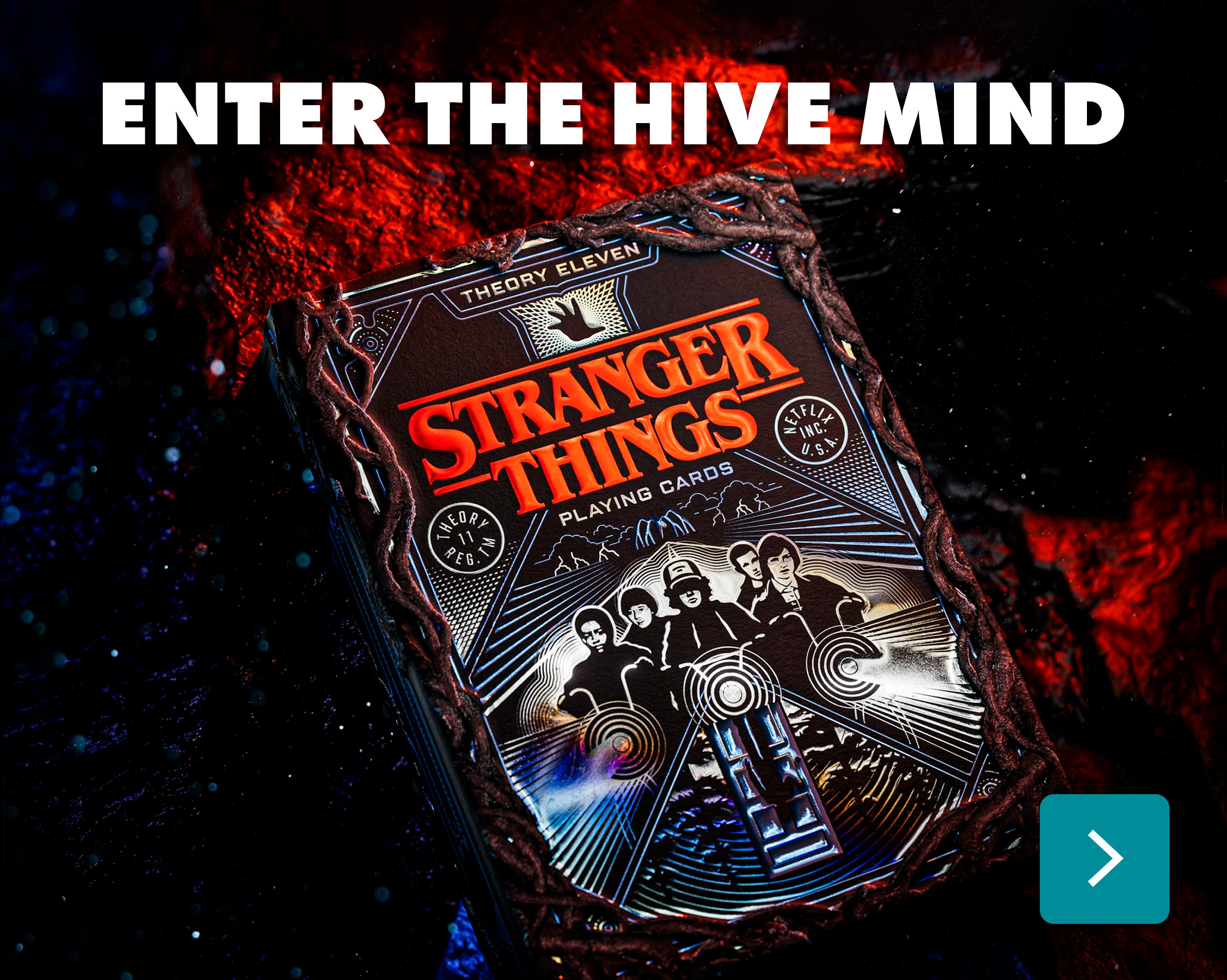 Stranger Things Hive Mind Special Edition Playing Cards by theory11