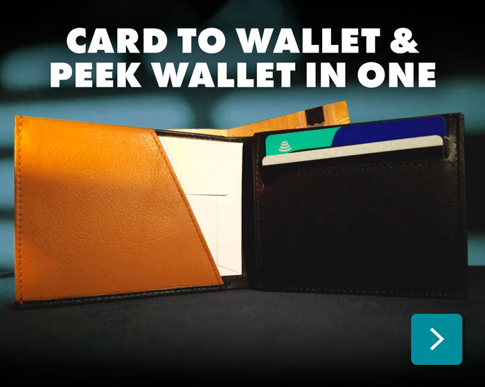Virtuoso Wallet is a luxurious leather wallet combining two features - it is a Card to Wallet and a Peek wallet.
