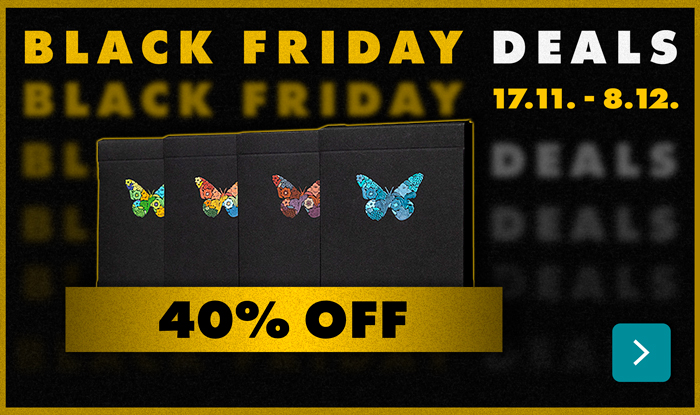 Butterfly Seasons and Holo Seconds are 40% off! Enjoy Black Friday from Nov 17 to Dec 8.