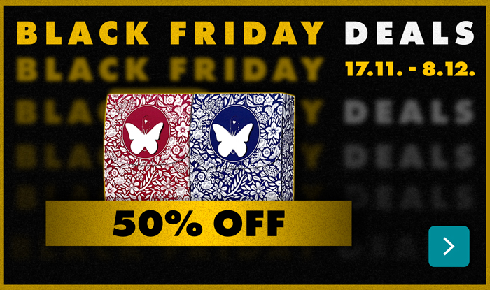 Butterfly 3rd Edition Originals are 50% off! Enjoy Black Friday from Nov 17 to Dec 8.