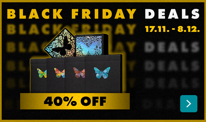 Butterfly Seasons and Holo Seconds are 40% off! Enjoy Black Friday from Nov 17 to Dec 8.