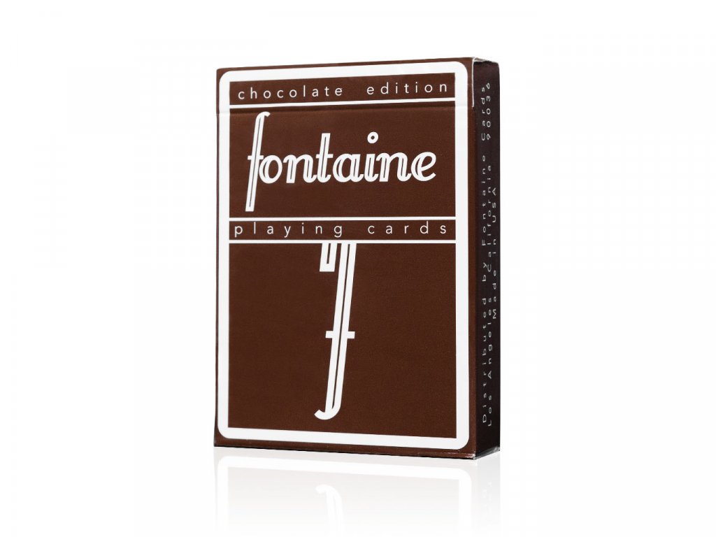 Fontaine Chocolate Playing Cards - Butterfly Magic Store