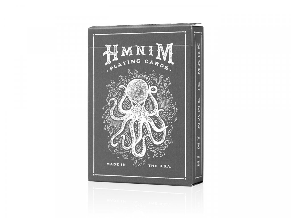 Hi My Name Is Mark Grey Playing Cards - Butterfly Magic Store