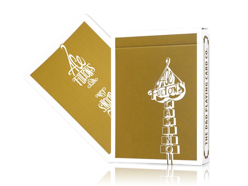 Ace Fulton's Casino Fools Gold Playing Cards - Butterfly