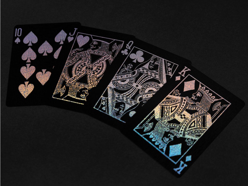 Holographic Butterfly Playing Cards 新品2個-