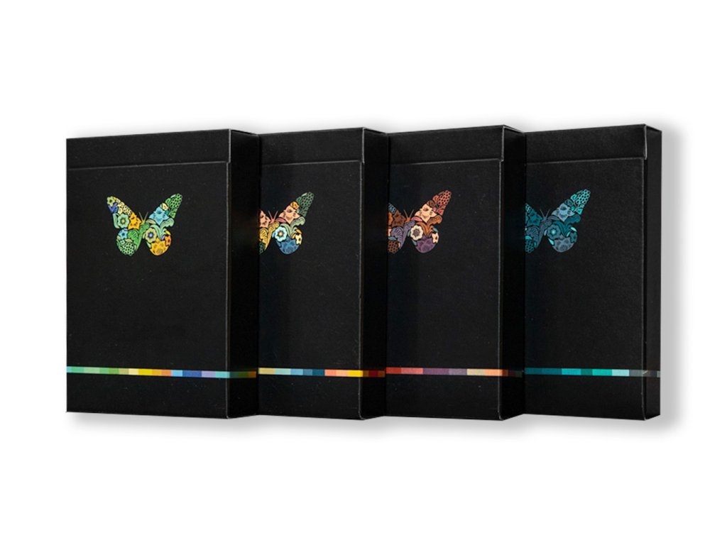 Butterfly Playing Cards Borderless Seasons Prototype Set