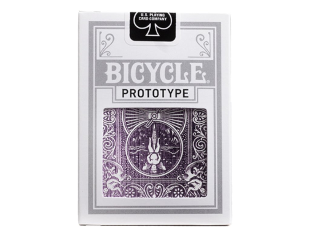 Bicycle Prototype (Purple MetalLuxe) Playing Cards