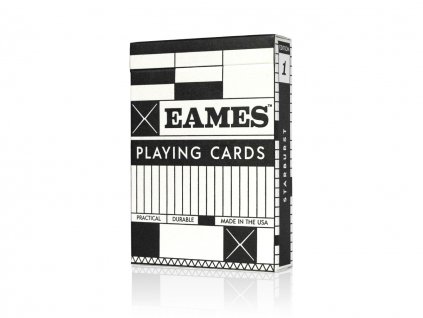 Eames Starburst Black Playing Cards by Art of Play and Eames Office