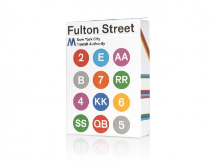 Fulton Street MTA Playing Cards by Fulton's Playing Cards