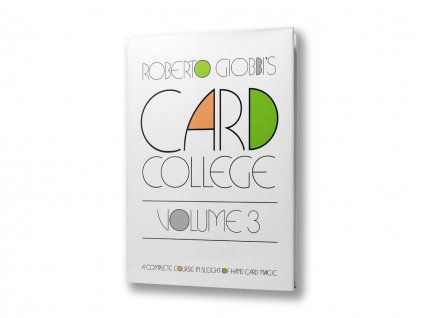 Card College 3 card magic book by Roberto Giobbi