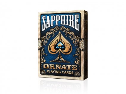 Ornate Sapphire Playing Cards by House of Playing Cards