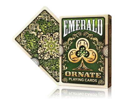 Ornate Emerald Playing Cards by House of Playing Cards
