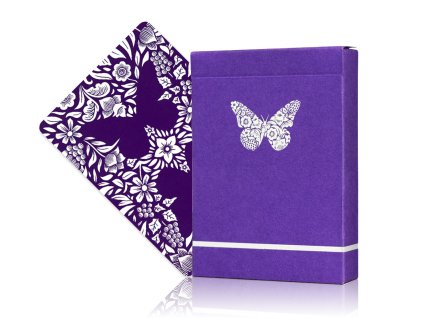 Butterfly Playing Cards Royal Purple Edition