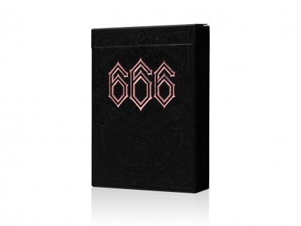 666 V4 Rose Gold Playing Cards by Riffleshuffle