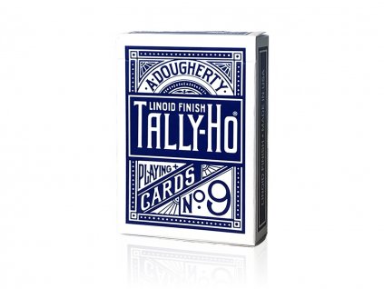 Thin Crushed Tally-Ho Blue Playing Cards, Conjuring Arts, Expert Playing Card Company