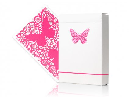 Butterfly Playing Cards Workers Edition Pink