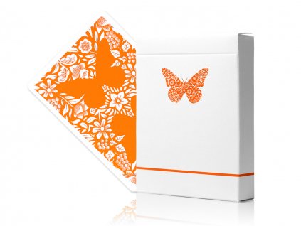 Butterfly Playing Cards Workers Edition Orange