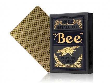 Bee Metalluxe Gold Playing Cards