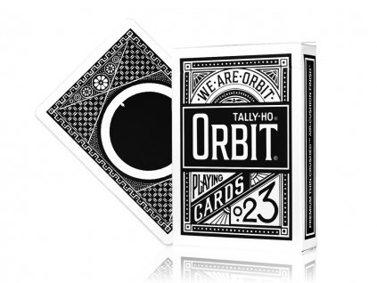 Tally-Ho x Orbit Playing Cards Black by Orbit Playing Cards and USPC