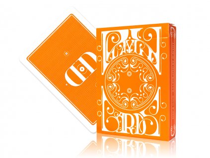 Smoke & Mirrors V9 Orange Playing Cards by Dan & Dave