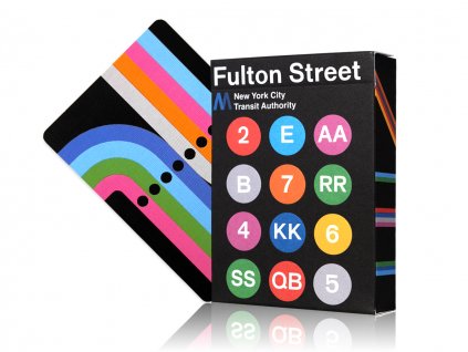 Fulton Street Black Edition Playing Cards by Fulton's Playing Cards